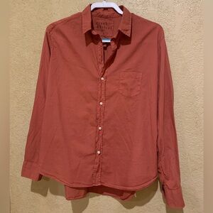 Frank and Eileen Rust Featherweight Eileen Relaxed Button-Up Shirt